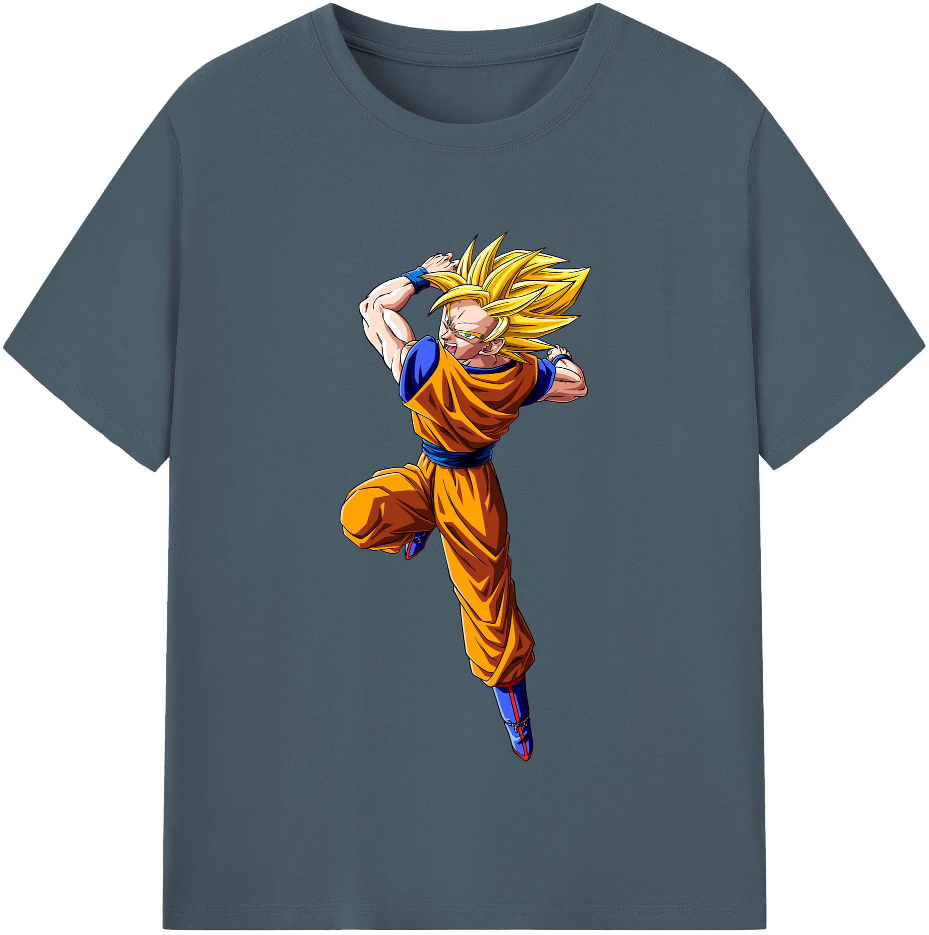 （画像用） ドラゴンボール 孫悟空（そん ごくう）Son Goku カカロット DRAGON BALL Kakarotto 綿100％半袖Tシャツ（フロントプリント）